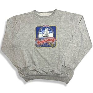 Rare 80s Vintage Oland Schooner Crewneck Sweatshirt